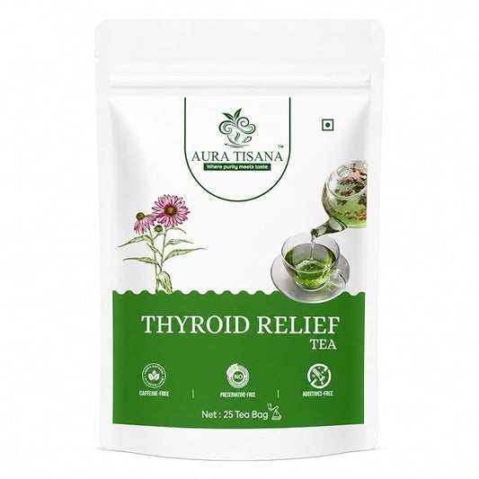 Aura Tisana Thyroid Support Tea | Herbal Loose Tea | 80g