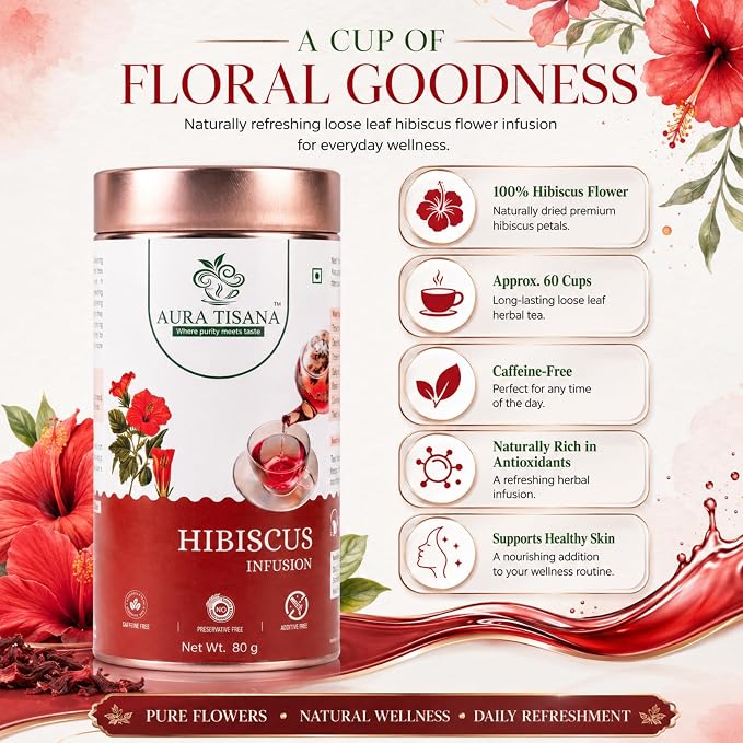 Aura Tisana Hibiscus Herbal Tea