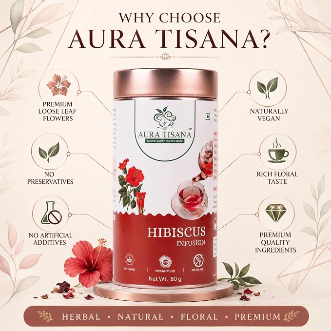 Aura Tisana Chamomile Tea | Herbal Loose Tea | 80g