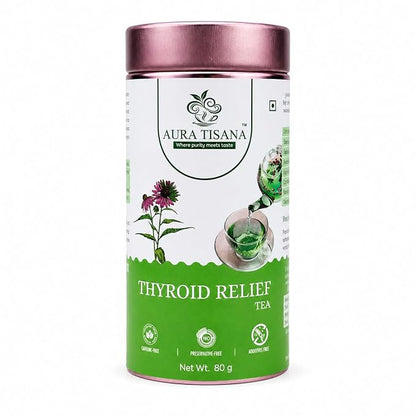 Aura Tisana Thyroid Support Tea | Herbal Loose Tea | 80g
