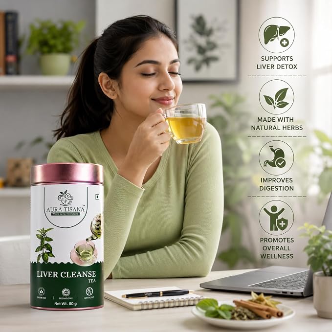Aura Tisana Liver Detox Tea | Herbal Loose Tea | 80g