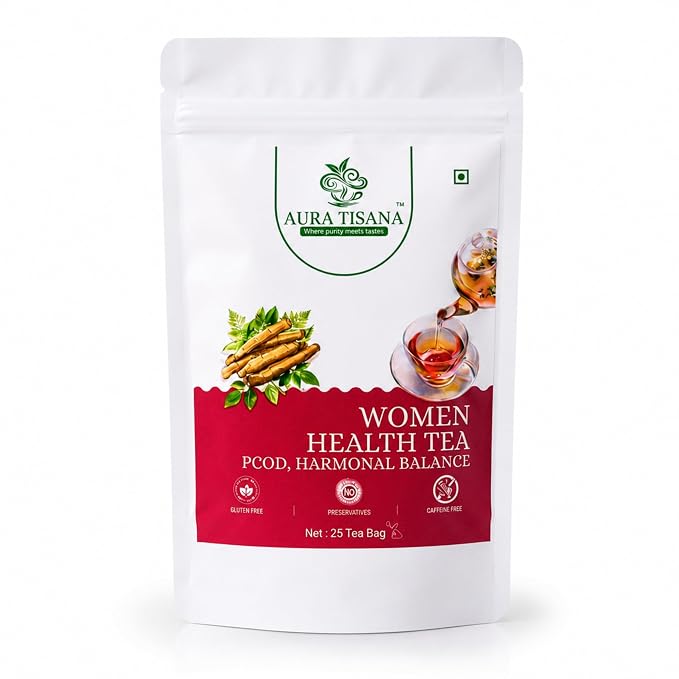Aura Tisana PCOD Tea | Herbal Loose Tea | 80g
