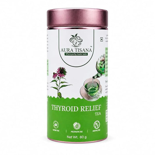 Aura Tisana Thyroid Support Tea | Herbal Tea Bags | 25 Bags