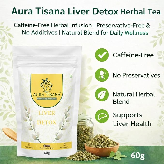 Aura Tisana Liver Detox Tea | Herbal Loose Tea | 80g