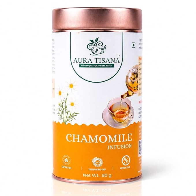 Chamomile tea infusion