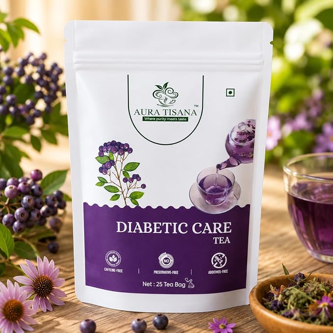 Aura Tisana Diabetes Care Tea | Herbal Loose Tea | 80g